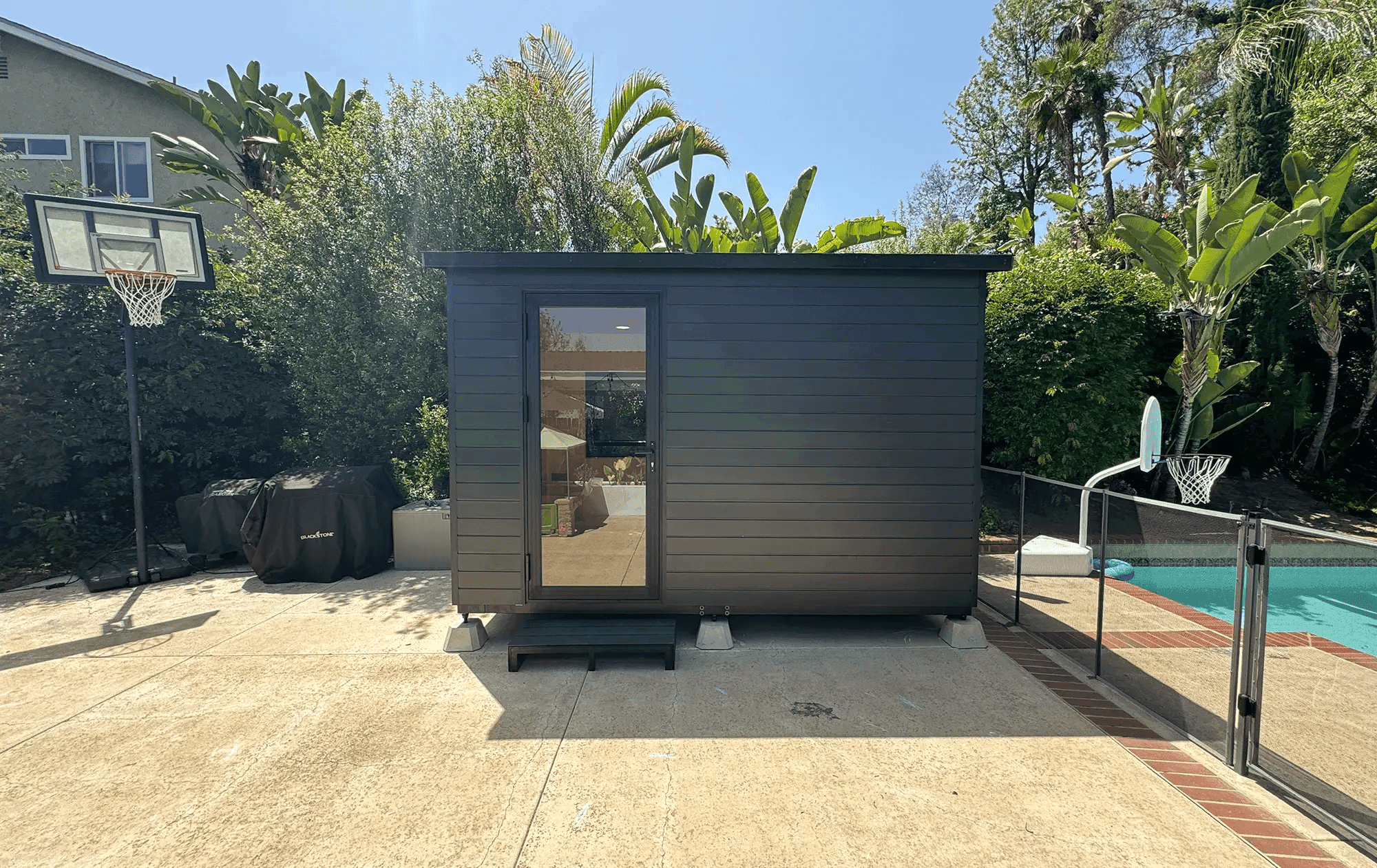 Elevation and exterior home features