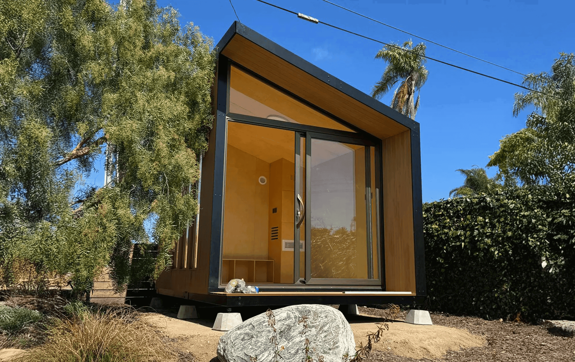 Elevation and exterior home features