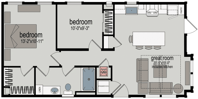 Instant 790 floor plan home features